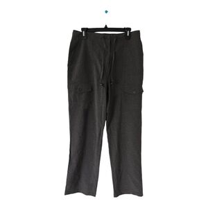 New York and company Cargo Pant 12 Lerner Gray New Pockets WaistLoop Preppy